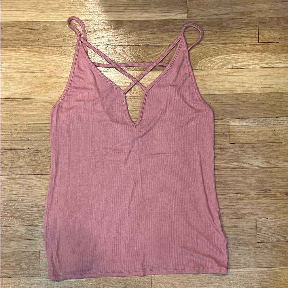 Express Pink Strappy Women's Top